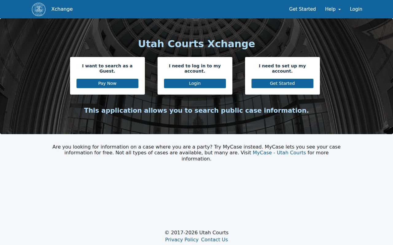 Hurricane people search through Utah Xchange court account choices
